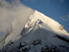 09 Clouds Still Swirl Around The Mountain Close Up Late Afternoon To The North Of K2 North Face From K2 North Face Intermediate Base Camp